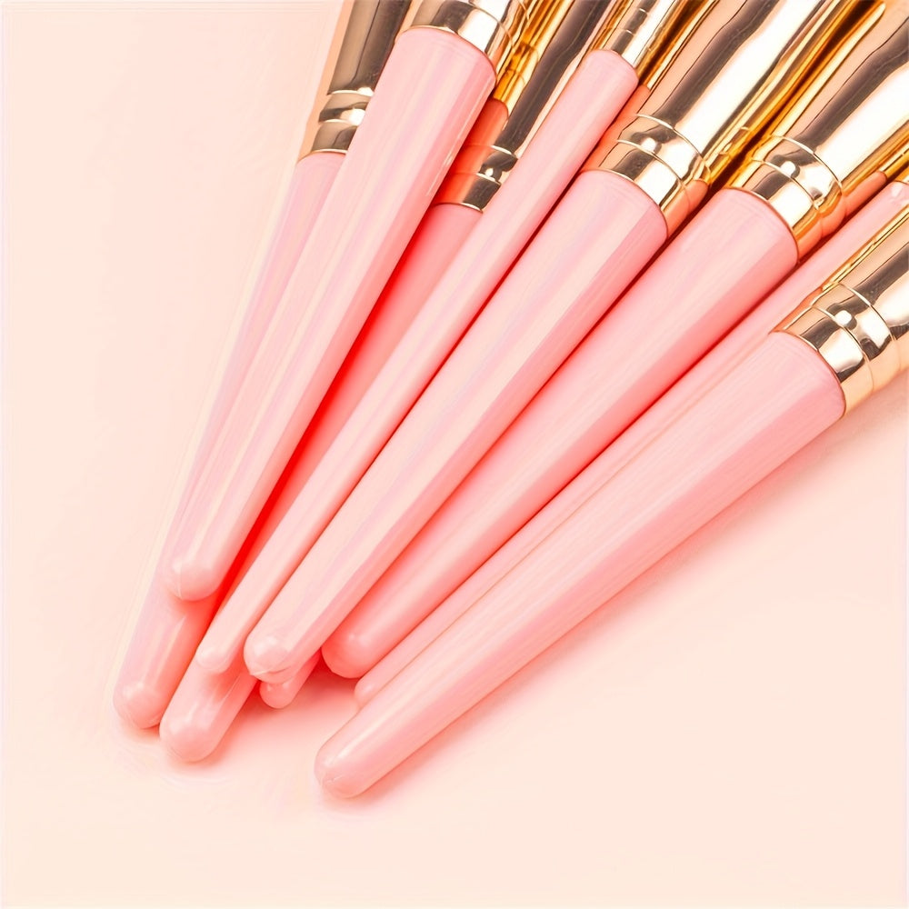 30pcs Makeup Brush Set, Soft Synthetic Brushes, Nylon Palm Brush, Suitable for All Skin Types, Foundation, Blush, Eyeshadow, Eyebrow Brush, Lip Brush, Professional and Beginner Set, Easy to Carry, No Fragrance Makeup Tools